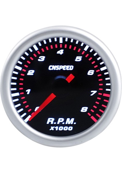 Cnspeed 2 Inç 52MM Oto Araba Takometre Tako Ölçer 0-8000 Rpm 12 V Evrensel Araba Motor Beyaz LED Metre Pointer Rpm (Yurt Dışından)