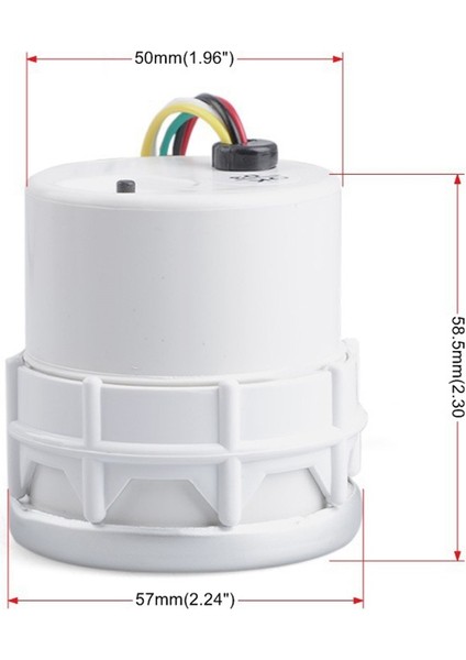 Cnspeed 2 Inç 52MM Oto Araba Takometre Tako Ölçer 0-8000 Rpm 12 V Evrensel Araba Motor Beyaz LED Metre Pointer Rpm (Yurt Dışından)