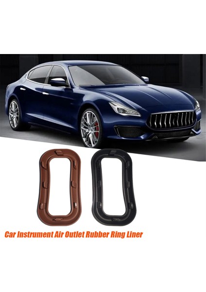 Araba Dash Panel Liner 673001399 Maserati Ghibli Quattroporte M156 2014-2020 Enstrüman Yan Hava Çıkışı Kauçuk Halka B (Yurt Dışından)