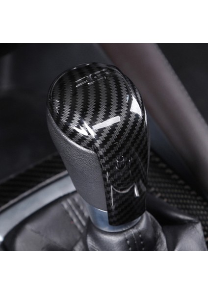 Vites Topuzu Kapak Trim Mazda Cx-5 Cx5 2017 2018 Otomatik Şanzıman Araba Vites Topuzu Dekorasyon Trim Etiket Abs Plastik Karbon Fiber Renk 1 Adet/takım (Yurt Dışından)