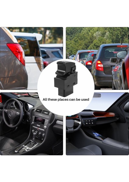 Elektrikli Cam Anahtarı Arka Lh Rh Hyundai Santa Fe 2007 2008 2009 2010 2011 2012 935802B000 93580-2B000 935812B000 (Yurt Dışından)