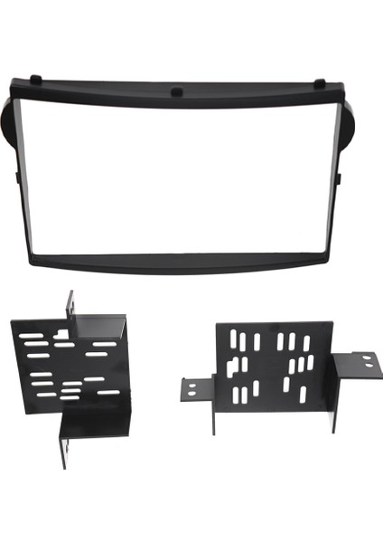 2din Araba Radyo Fasya Hyundai Starex/h1 DVD Stereo Çerçeve Plaka Adaptörü Montaj Dash Kurulum Çerçeve Trim Kiti A (Yurt Dışından)