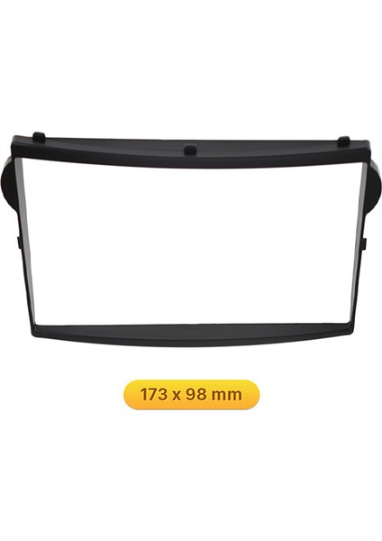 2din Araba Radyo Fasya Hyundai Starex/h1 DVD Stereo Çerçeve Plaka Adaptörü Montaj Dash Kurulum Çerçeve Trim Kiti A (Yurt Dışından)