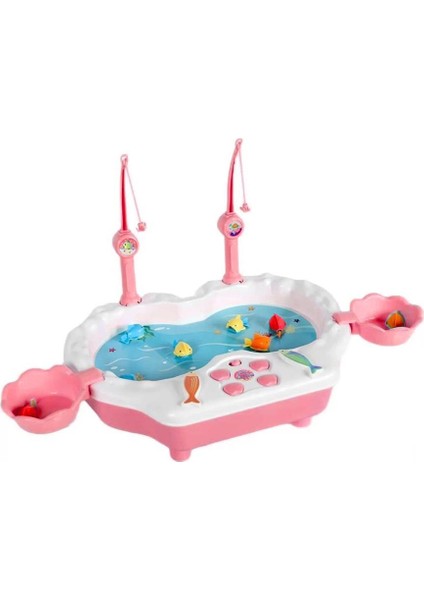 Pilli Balık Oyunu 40180, Pilli Havuzlu Müzikli Balık Tutma Oyunu