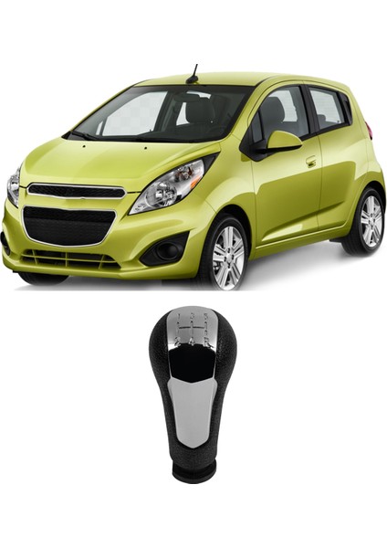 Chevrolet Spark 2011-2016 Gümüş Için 5 Hız Vites Topuzu Kolu Vites Kolu Çubuğu (Yurt Dışından)