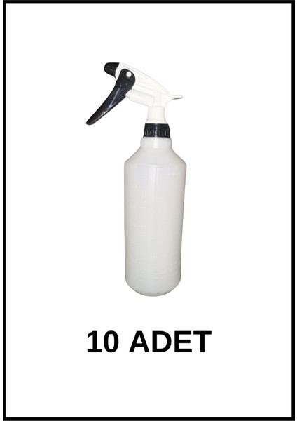 Kimyasala Dayanıklı Sprey Başlıklı Şişe 700 ml 10 Adet