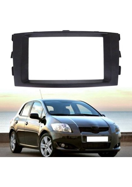 Toyota Auris 2006-2012 Için 2din Araba Fasya Stereo Alınlıklar Paneli Dash Montaj Kurulum Araç DVD Çerçeve Kiti In-Dash (Yurt Dışından)