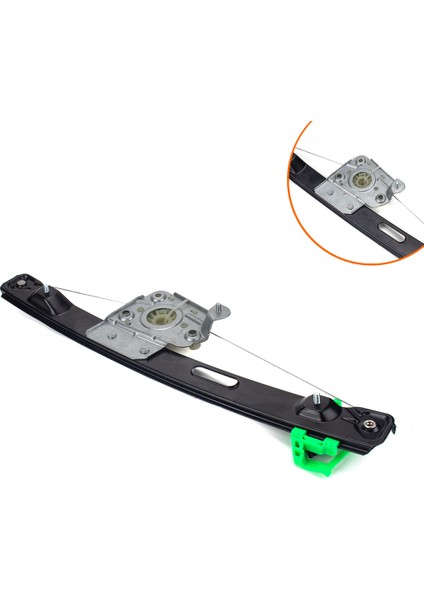 Arka Sağ Yolcu Yan Cam Regülatörü Motorsuz -Bmw E90 E91 3 Serisi -Cam Kaldırıcı 51357140590 (Yurt Dışından)