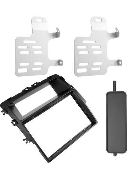 2 Din Araba Radyo Fasya Nissan Primastar Opel Vivaro Renault Trafic Iı Kurulum Çerçeve Paneli DVD Yüz Plaka Trim (Yurt Dışından)