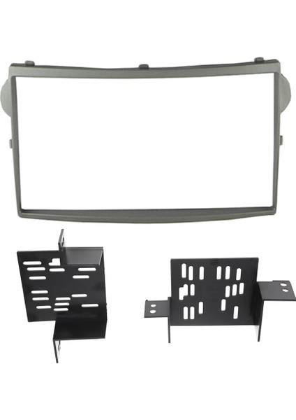 2din Araba Radyo Fasya Hyundai Starex/h1 DVD Stereo Çerçeve Plaka Adaptörü Montaj Dash Kurulum Çerçeve Trim Kiti B (Yurt Dışından)