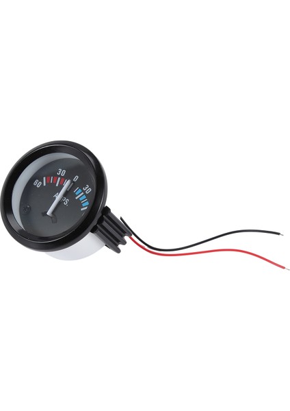 2 Inç 52MM 12 V Araba LED Pointer Otomatik Tekne Amp Metre Ölçer 60-0-60 Amp Siyah (Yurt Dışından)