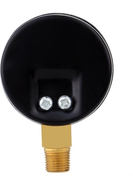 Basınç Göstergesi - 0 - 30 Psi 0 - 2 Bar Mini Kadranlı Gösterge Kompresör Metre Hidrolik Basınç Göstergesi Gösterge Çift Ölçekli Siyah (Yurt Dışından)