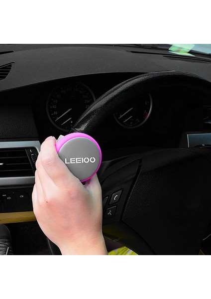 Leeioo Universal Araç Kamyon Direksiyon Spinner Güç Kolu Topuzu Güçlendirici-Siyah (Yurt Dışından)