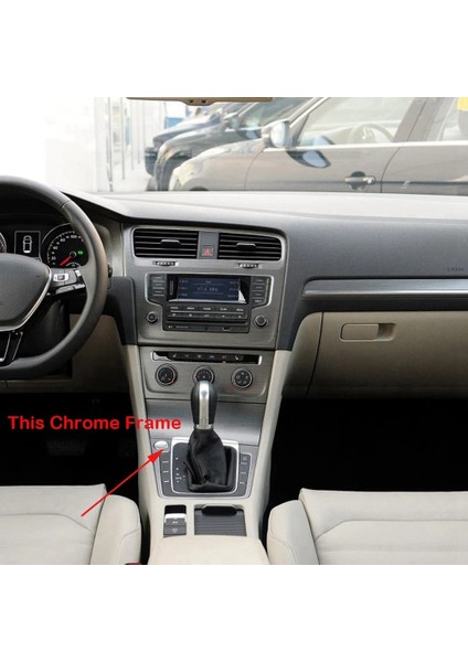 Araba Dsg Dişli Çerçeve Braketi Daire At Vites Sopa Vites Topuzu Çerçeve Trim 5GG713203A Golf 7 7.5 Golf R 2008-2013 (Yurt Dışından)