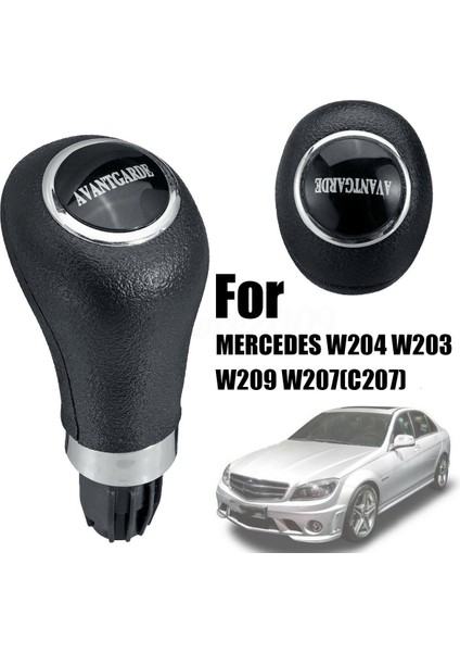 Otomatik At Avantgarde Vites Topuzu Vites Topuzu Deri Çizme Körüğü Kapağı Mercedes W204 W203 W209 W207 (C207) (Yurt Dışından)