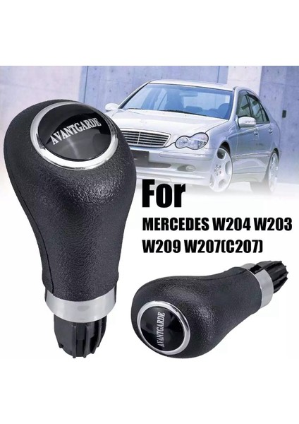 Otomatik At Avantgarde Vites Topuzu Vites Topuzu Deri Çizme Körüğü Kapağı Mercedes W204 W203 W209 W207 (C207) (Yurt Dışından)