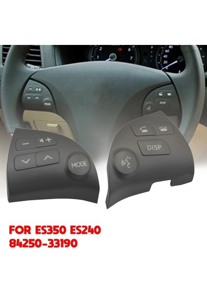 2 Adet Çok Fonksiyonlu Bluetooth Hoparlör Düğmesi Anahtarı Toyota Lexus ES350 Direksiyon Düğmesi 84250-33190 A (Yurt Dışından) fiyatları