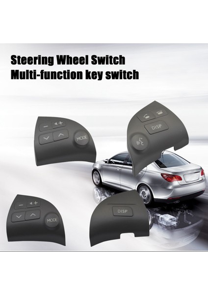2 Adet Çok Fonksiyonlu Bluetooth Hoparlör Düğmesi Anahtarı Toyota Lexus ES350 Direksiyon Düğmesi 84250-33190 A (Yurt Dışından) modelleri