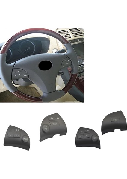 2 Adet Çok Fonksiyonlu Bluetooth Hoparlör Düğmesi Anahtarı Toyota Lexus ES350 Direksiyon Düğmesi 84250-33190 A (Yurt Dışından) fırsatları