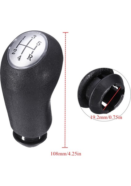 5-Speed mt Vites Topuzu Vites Kolu Sopa Renault Clio Iii 05-09 Megane Ii 02-08 Scenic Ii 03-06 Iç Parçaları (Yurt Dışından) fiyatları