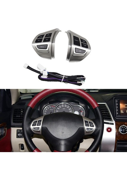 Araba Direksiyon Ses Kontrol Anahtarı Mıtsubıshı Lancer Outlander Asx 2007 2008 2009 2010 2011 Krom (Yurt Dışından) indirimleri