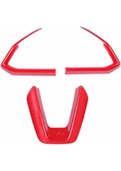 Kırmızı Abs Iç Direksiyon Düğmeleri Krom Çerçeve Mazda 3 Için Mazda 6 Cx-4 Cx-5 Cx-9 2016-2019 (3 Adet) (Yurt Dışından)