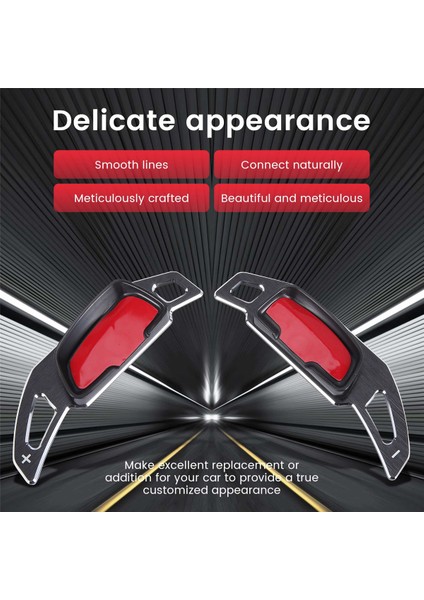 Araba Aksesuarları Direksiyon Vites Paddle Uzatma Mercedes Benz C Sınıfı W205/ Glc Sınıfı X253/E Sınıfı W213/ Gle(Siyah) (Yurt Dışından) indirimleri