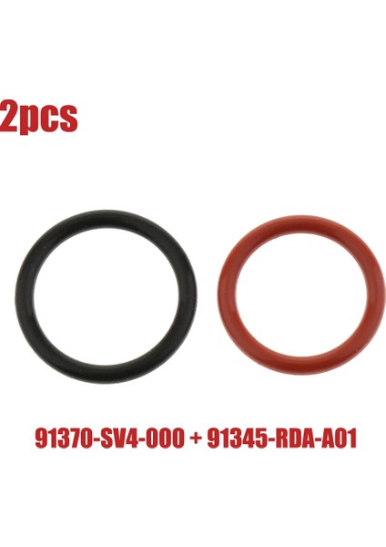 Acura Honda Için Hidrolik Direksiyon Pompası Kauçuk Giriş ve Çıkış O-Ring Contaları 2 Adet Kıt 91345-RDA-A01+91370-SV4-000 (Yurt Dışından)