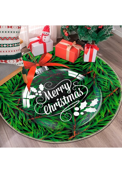 Pamuklu Dokuma ve Kaymaz Taban, Şönil, Ince, Yıkanabilir, Dekoratif Modern Yılbaşı Desenli Halı modelleri