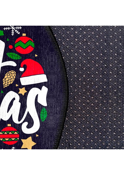 Pamuklu Dokuma ve Kaymaz Taban, Şönil, Ince, Yıkanabilir, Dekoratif Modern Yılbaşı Desenli Halı indirimleri