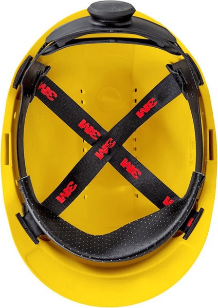 ™ G3000NUV-GU Sert Başlık, Uvicator, Mandallı, Havalandırmalı, Plastik Ter Bantlı Baret / Sarı