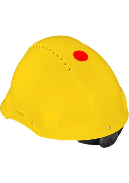 ™ G3000NUV-GU Sert Başlık, Uvicator, Mandallı, Havalandırmalı, Plastik Ter Bantlı Baret / Sarı
