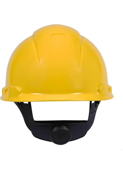 ™ H-700N-GU Sert Başlık, Mandallı, Havalandırmalı, Plastik Ter Bantlı Baret / Sarı