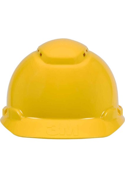 ™ H-700N-GU Sert Başlık, Mandallı, Havalandırmalı, Plastik Ter Bantlı Baret / Sarı