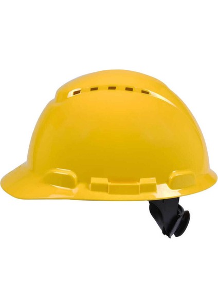 ™ H-700N-GU Sert Başlık, Mandallı, Havalandırmalı, Plastik Ter Bantlı Baret / Sarı