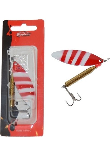 6065 Turna Kaşığı 17 gr Hunter Tiger Döner Kaşık - Turna Levrek Metal Kaşık Olta Kaşığı 17 Gram 7 cm - Spin Lrf At Çek Kaşığı