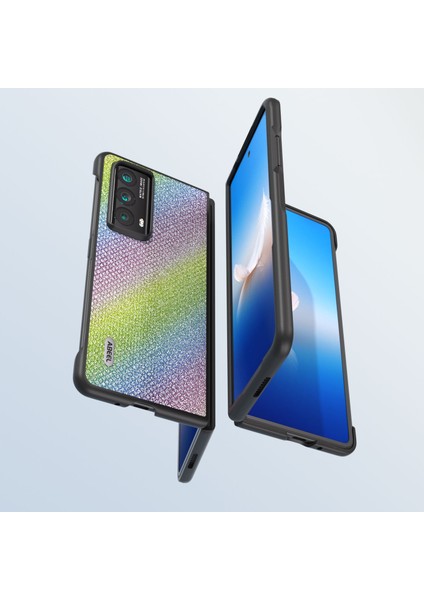 Honor Magic Vs2 5g Deri+Pc Rhinestone Doku Telefon Kapağı (Yurt Dışından)