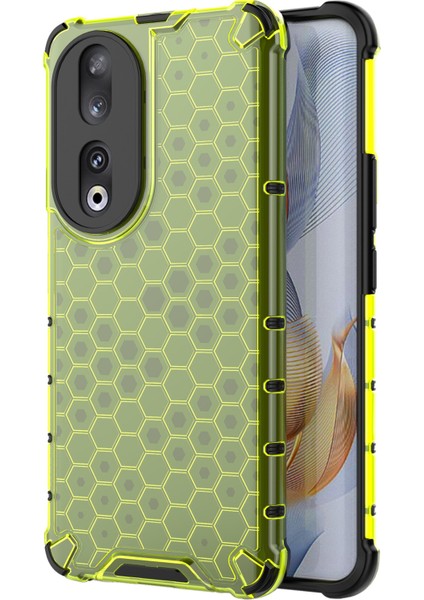 Honor 90 Honeycomb Doku Tpu+Pc Bırak-Kötü Telefon Kapağı (Yurt Dışından)