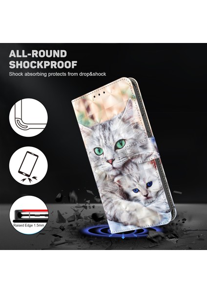 Honor 90 Baskı Deri Flip Cüzdan Telefon Kapağı (Yurt Dışından)