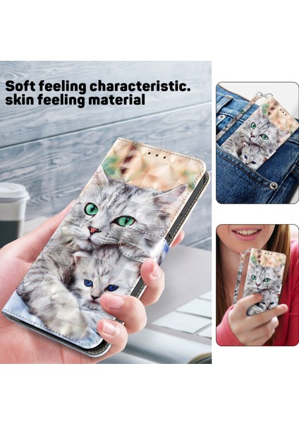 Honor 90 Baskı Deri Flip Cüzdan Telefon Kapağı (Yurt Dışından)