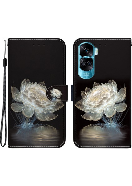 Honor 90 Lite 5g / X50I 5g Vaka Deseni Baskı Anti-Drop Telefon Kapağı (Yurt Dışından)