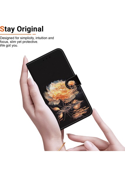 Honor X9A 5g / X40 5g / Magic5 Lite 5g Vaka Desen Baskı Flip Shell Telefon Kapağı (Yurt Dışından)