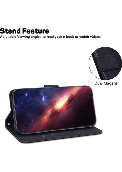 Honor X5 Plus / Play 40C 5g Deri Kılıf Baskılı Telefon Cüzdan Stand Kapağı (Yurt Dışından)