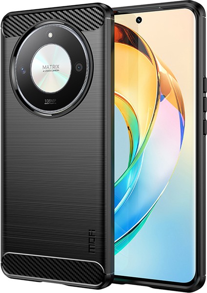 Honor X9B Karbon Fiber Dokusu Tpu Telefon Kapağı (Yurt Dışından)