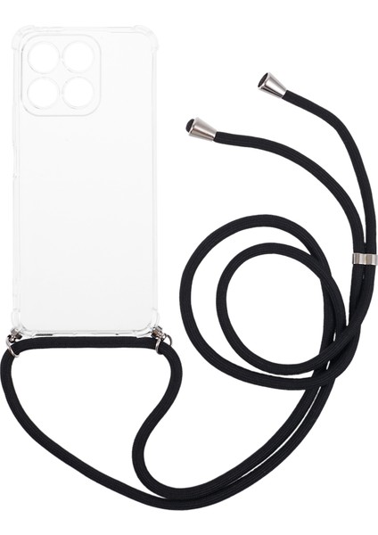 Honor X8A 4g Tpu Kasa Takviyeli Köşeler Kray ile Temiz Telefon Kapağı (Yurt Dışından)