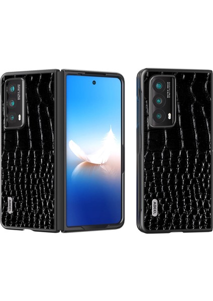 Honor Magic Vs2 5g Inek Deri Timsah Doku Telefon Kapağı (Yurt Dışından)