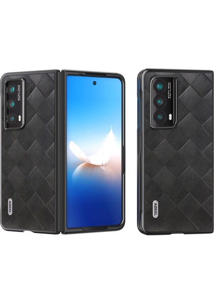 Honor Magic Vs2 5g Izgara Dokusu Pu Deri Kaplamalı Telefon Arka Kapak (Yurt Dışından)