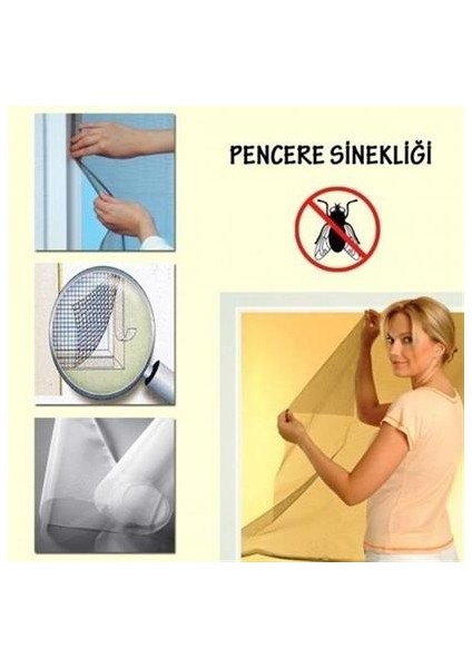 Petinka® Tüm Cam Pencere Kapılara Uyumlu Tek Kanat Pencere Sinekliği fiyatları