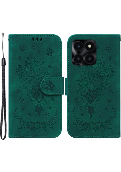 Honor X6A 4g Kılıf Cüzdan Pu Deri Baskılı Telefon Kapağı (Yurt Dışından)