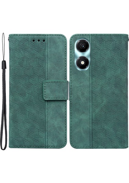 Honor X5 Plus / Play 40C 5g Deri Kılıf Baskılı Telefon Cüzdan Stand Kapağı (Yurt Dışından)